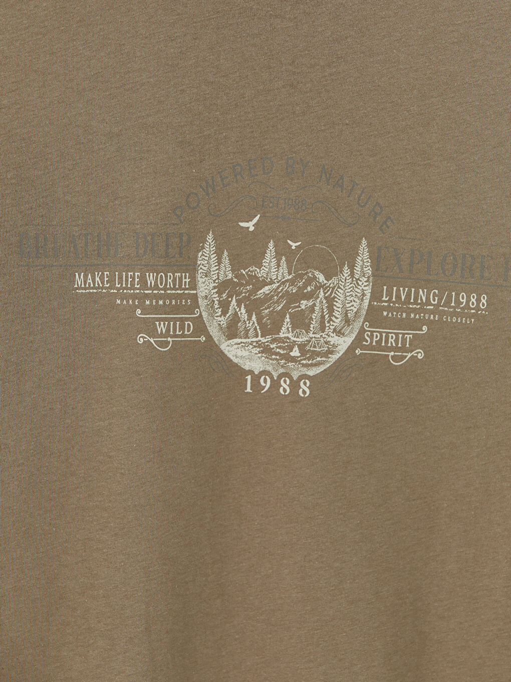 T-shirt Homme à Col Rond Imprimé en Jersey-6
