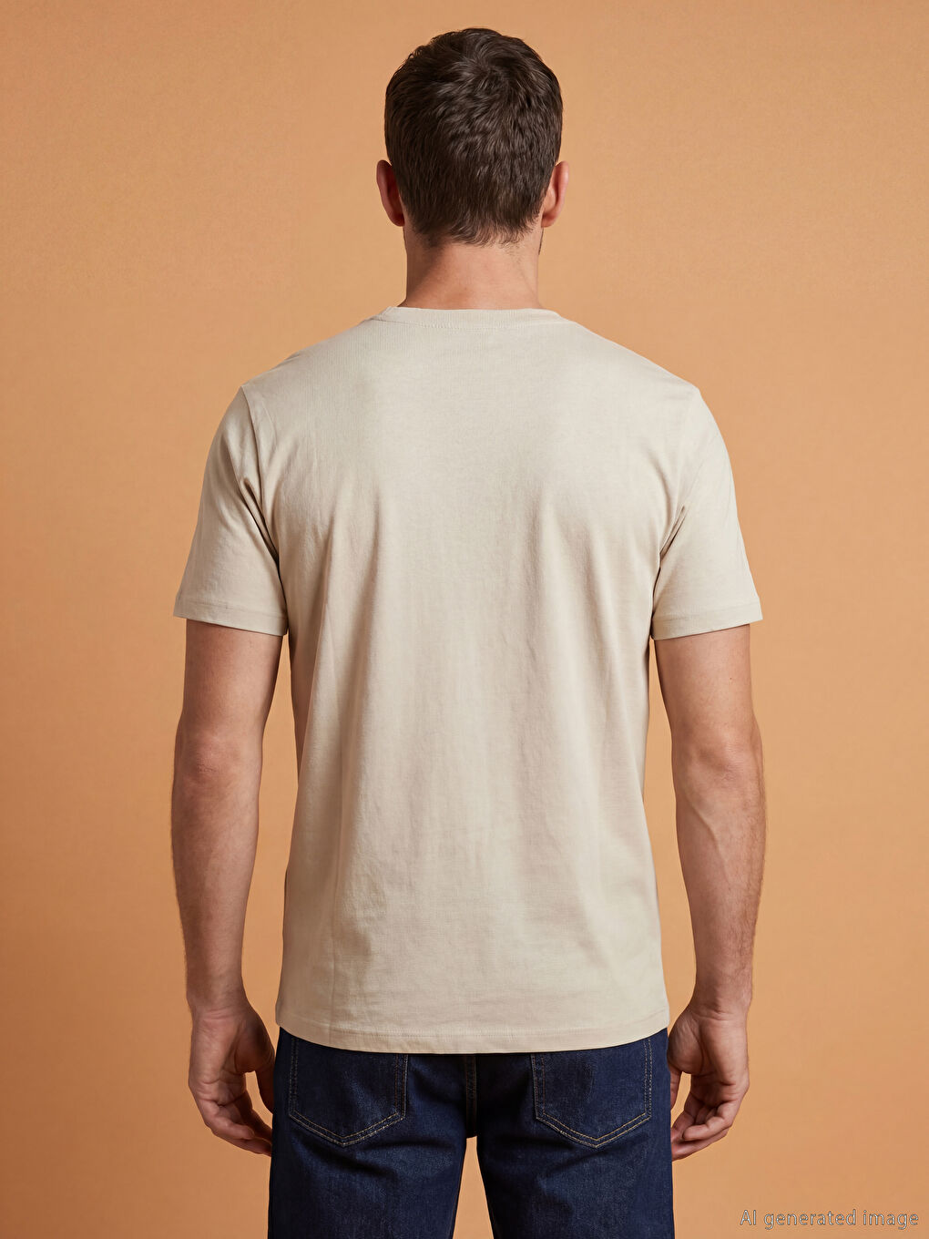 Man BEIGE T-Shirt-2