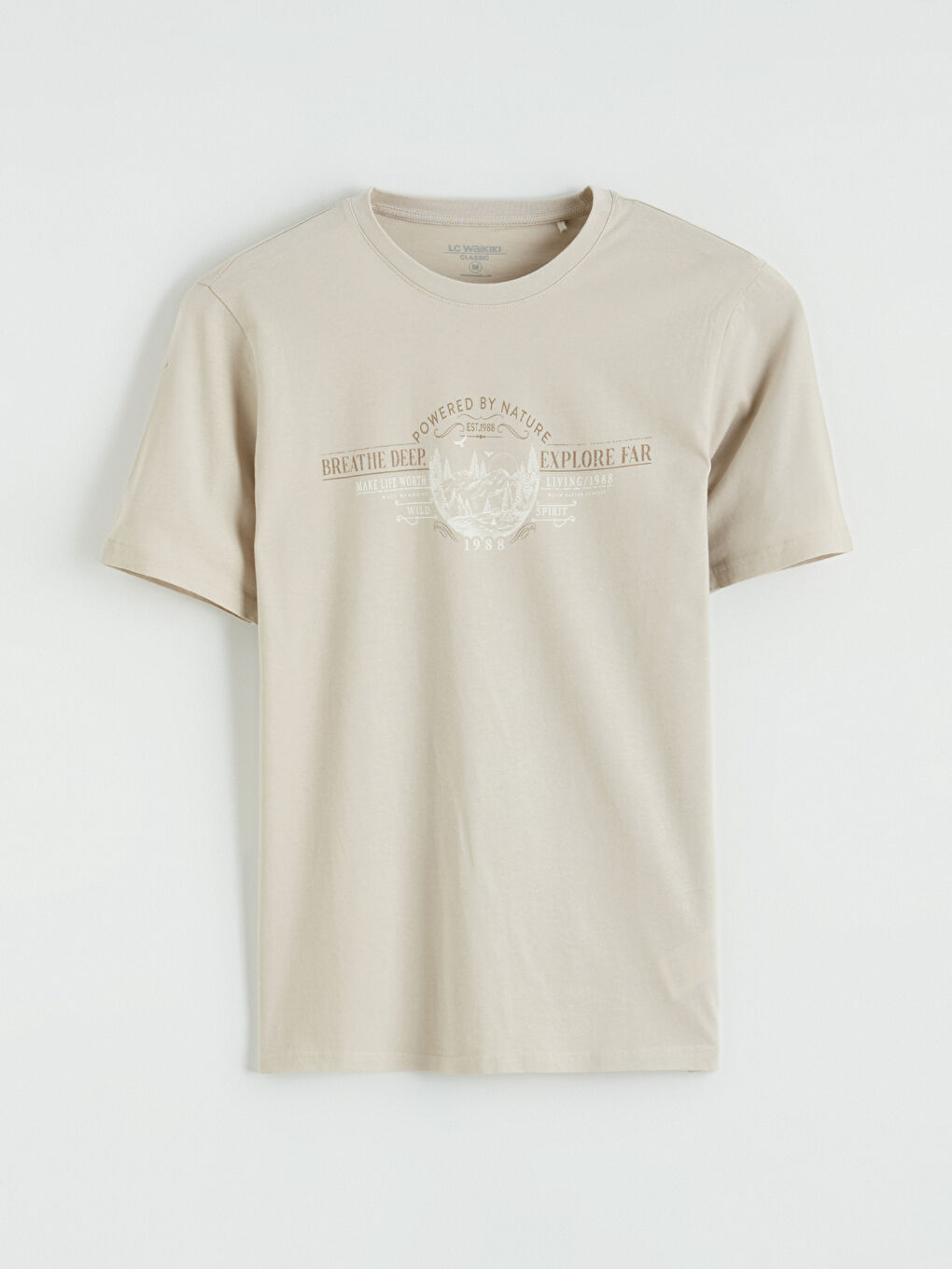 Man BEIGE T-Shirt-3