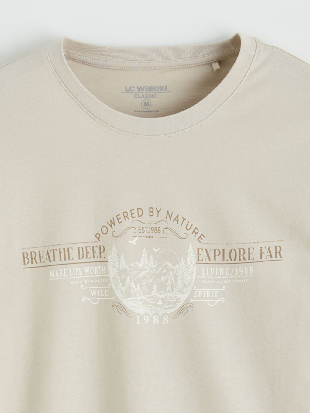 Man BEIGE T-Shirt-4