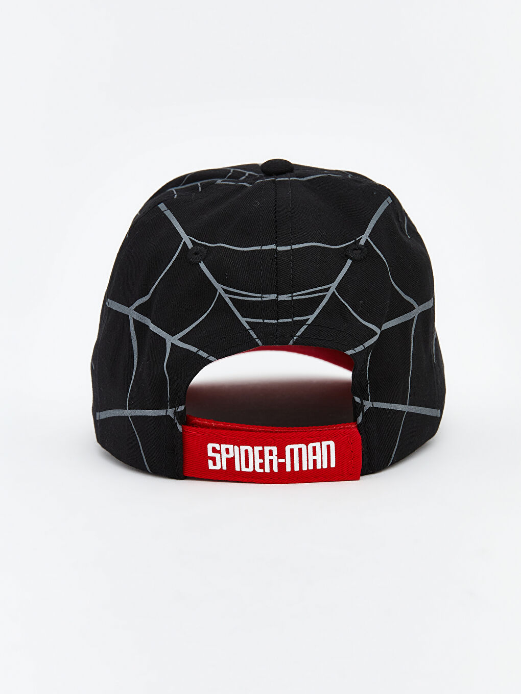 Siyah Spider-Man Baskılı Erkek Bebek Kep Şapka -2