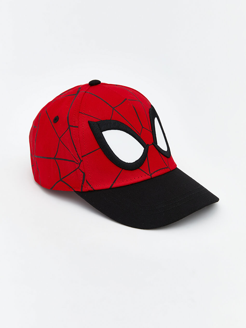 Kırmızı Spider-Man Baskılı Erkek Bebek Kep Şapka -1