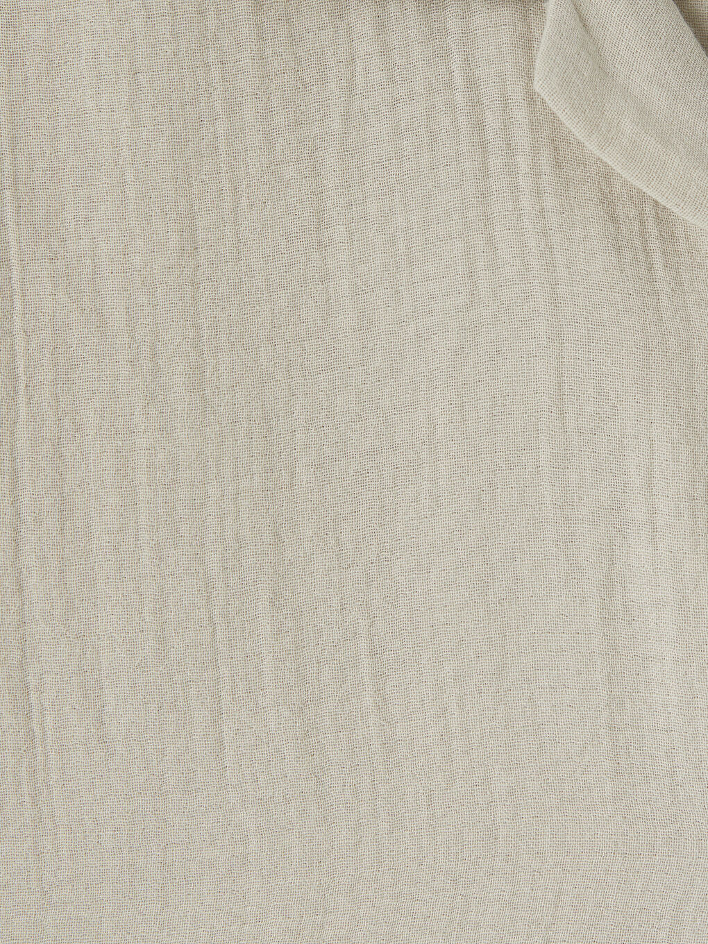 Gri Loose Fit Resort Yaka Müslin Erkek Gömlek-2