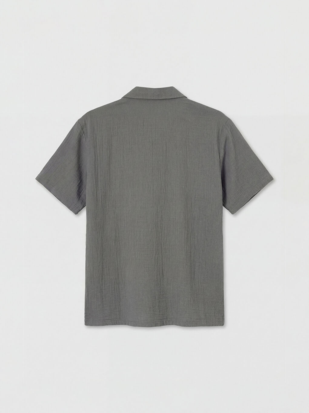 Cămașă Bărbați Muselină Loose Fit cu Guler Resort-1