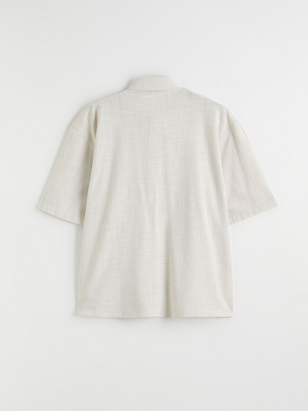 Muška košulja širokog kroja sa izgledom lana-6