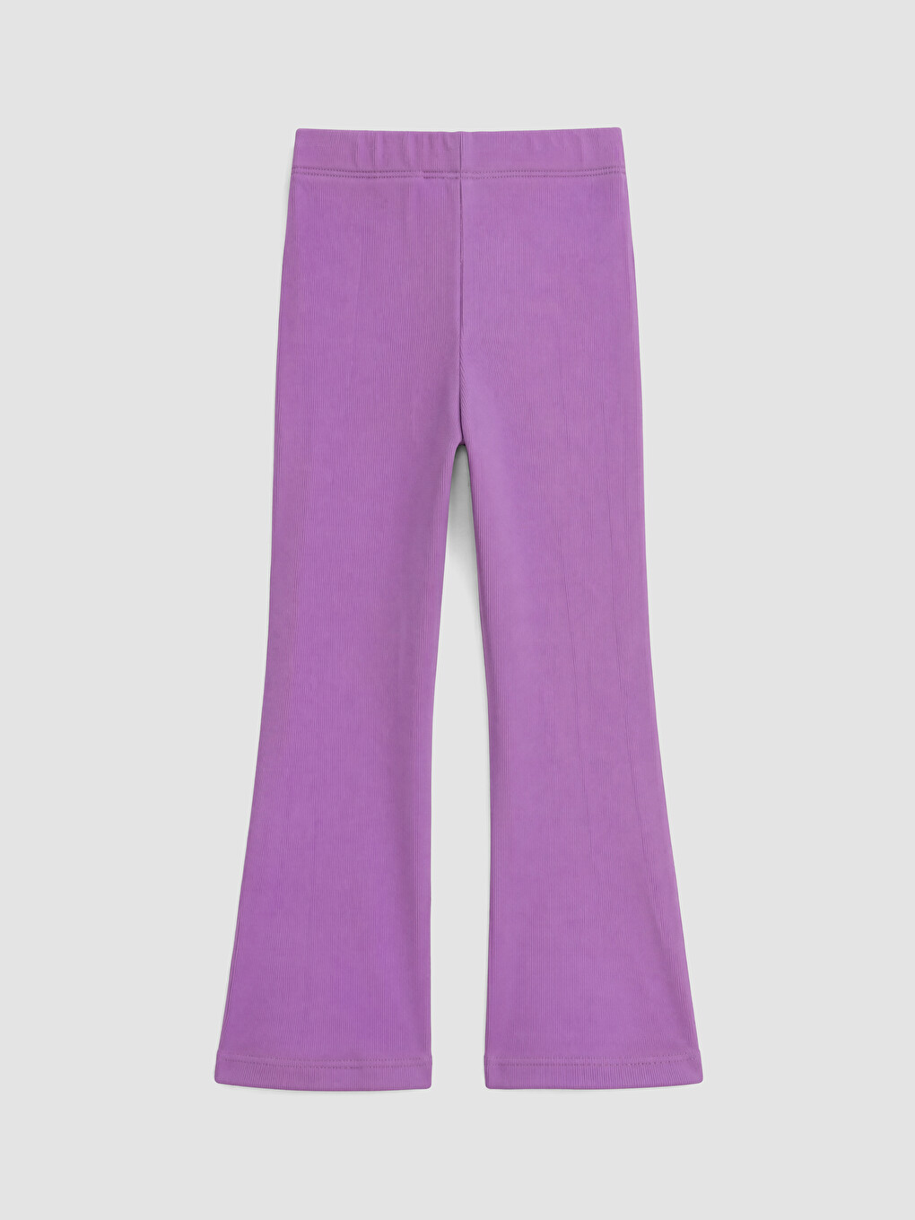 Elastic Waist Girls' Flare Leggings-1