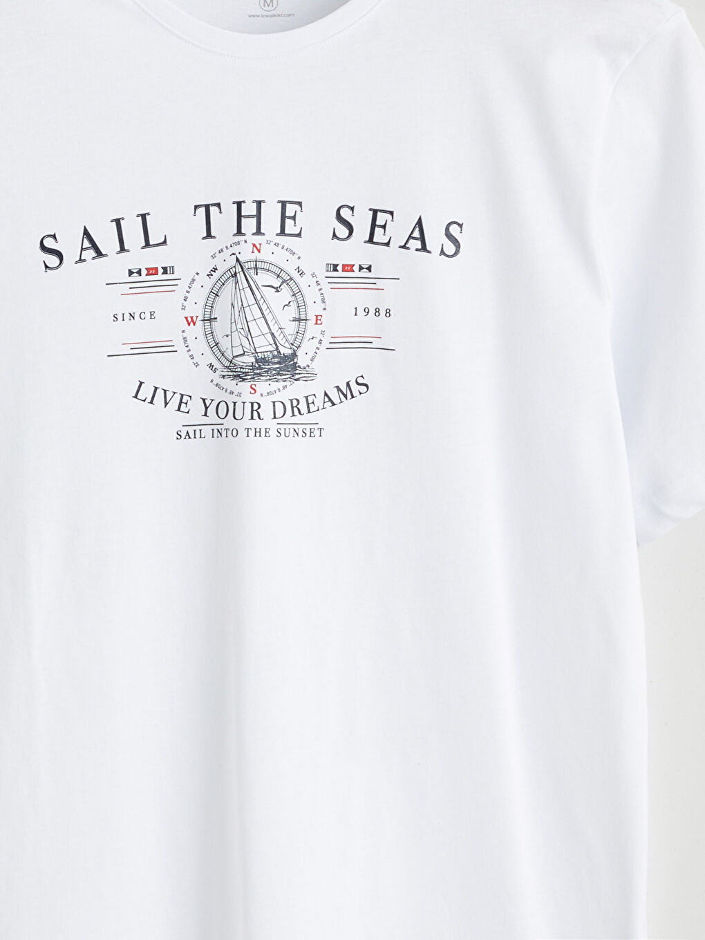 Crew Neck Printed Jersey Men's T-Shirt-5