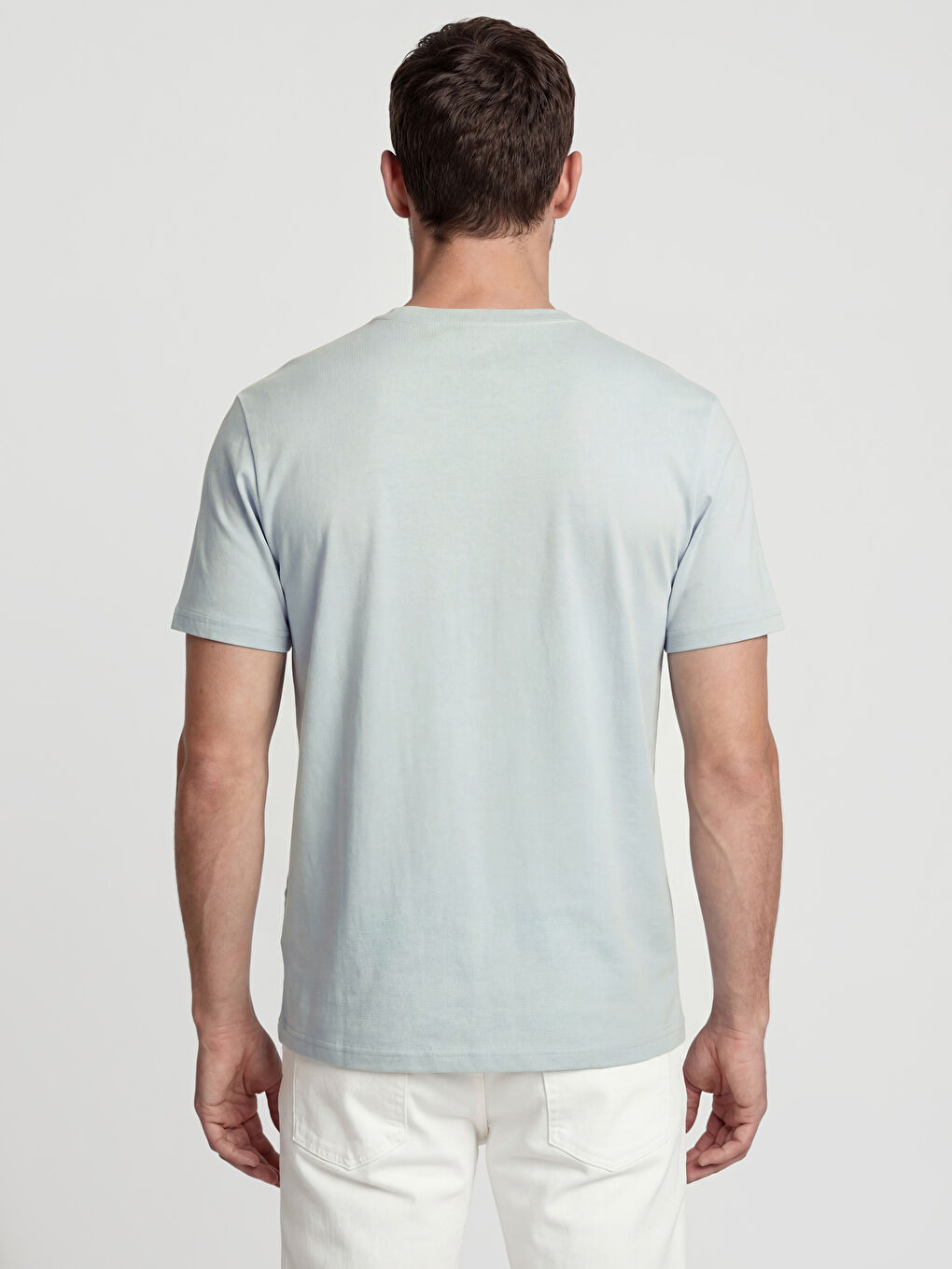 Crew Neck Printed Jersey Men's T-Shirt-3