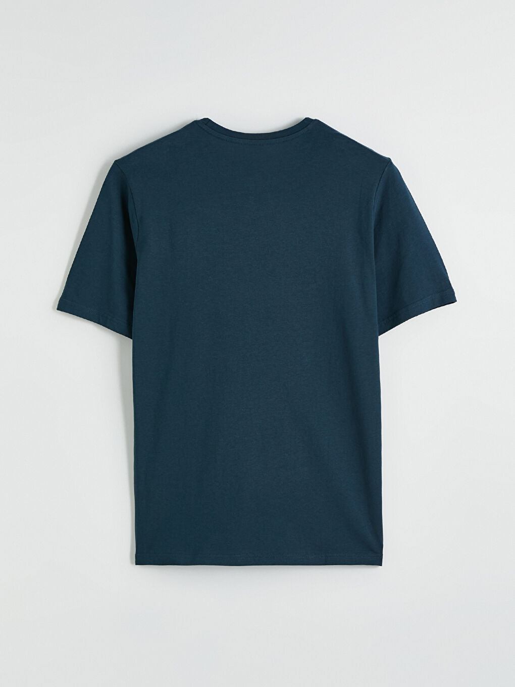 Мужская футболка из джерси с текстовым принтом и круглым вырезом-8