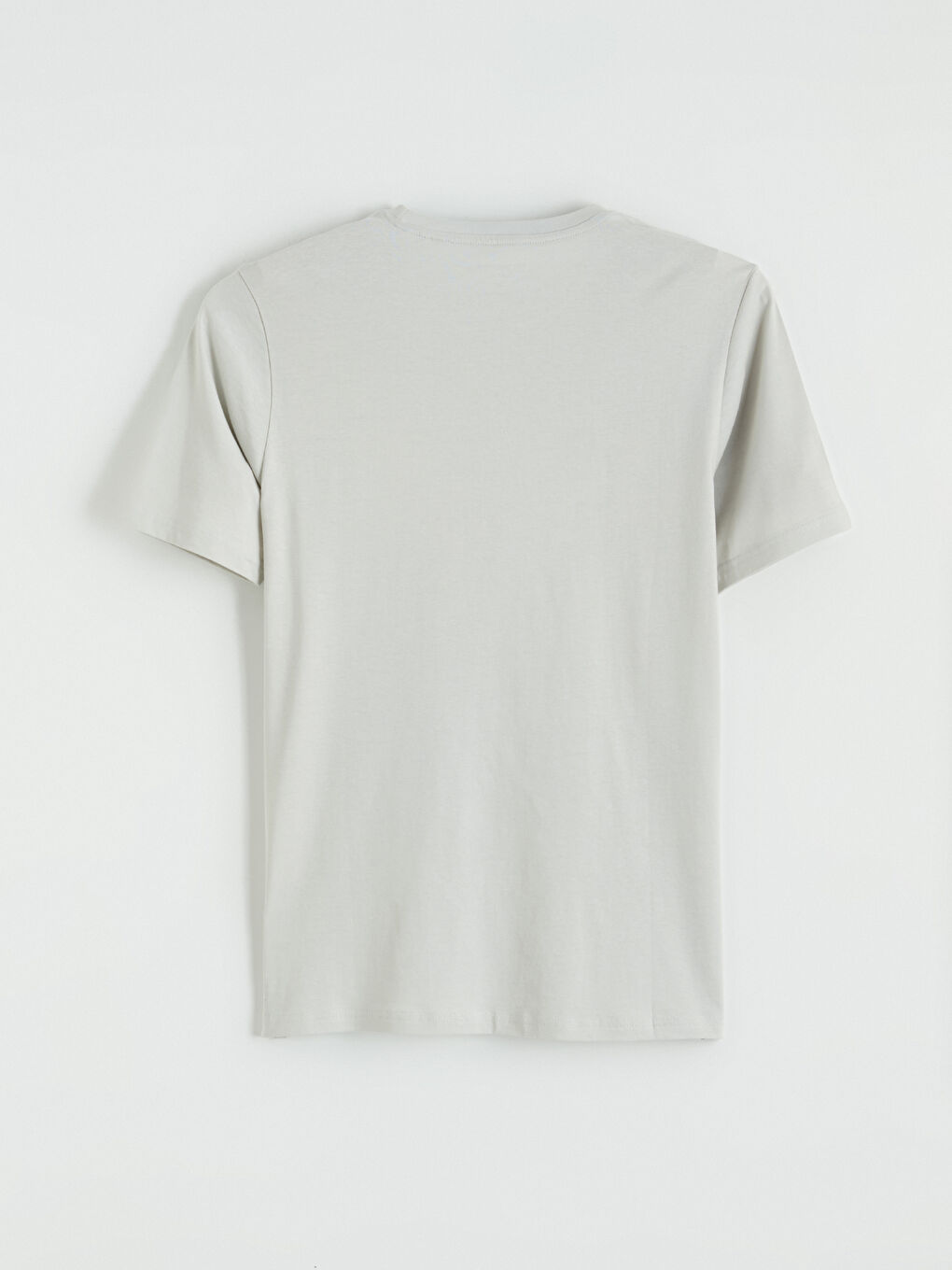 Crew Neck Text Printed Jersey Men's T-Shirt-2