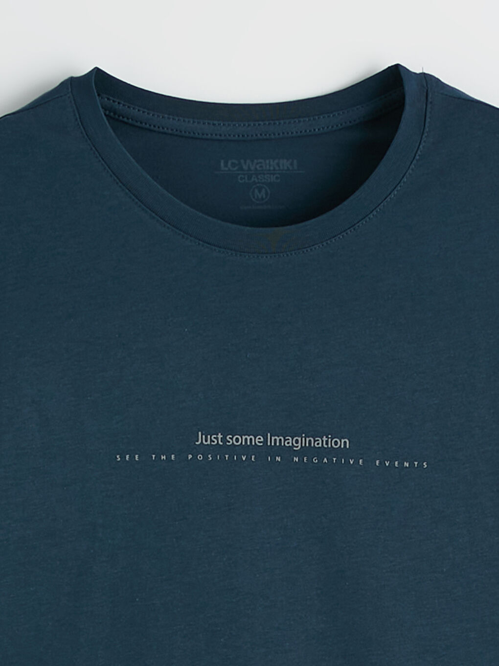 Мужская футболка из джерси с текстовым принтом и круглым вырезом-6