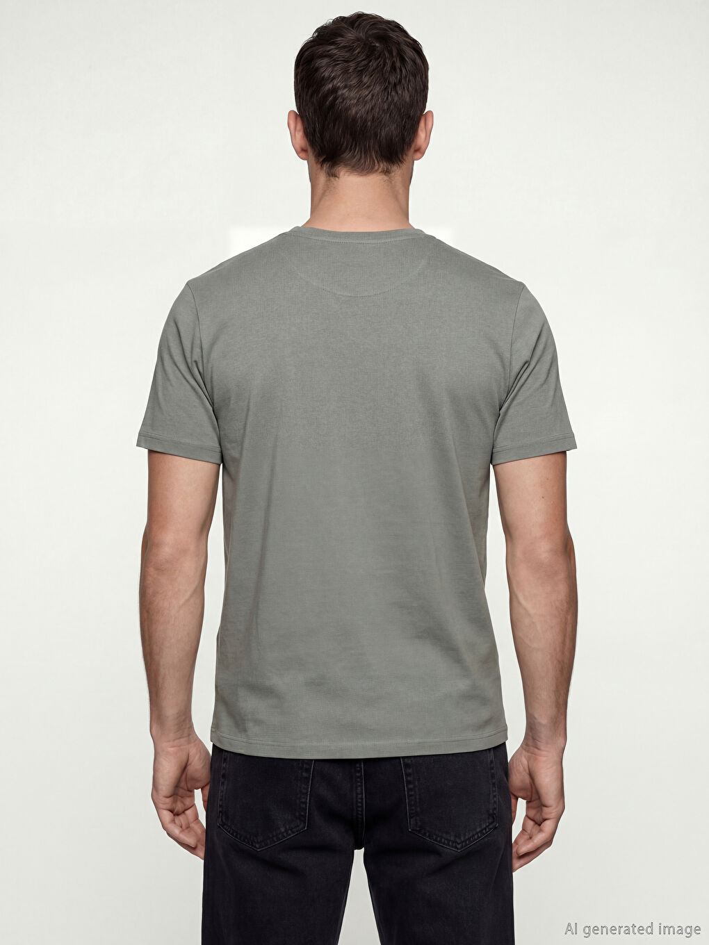 T-shirt KAKI Homme-2