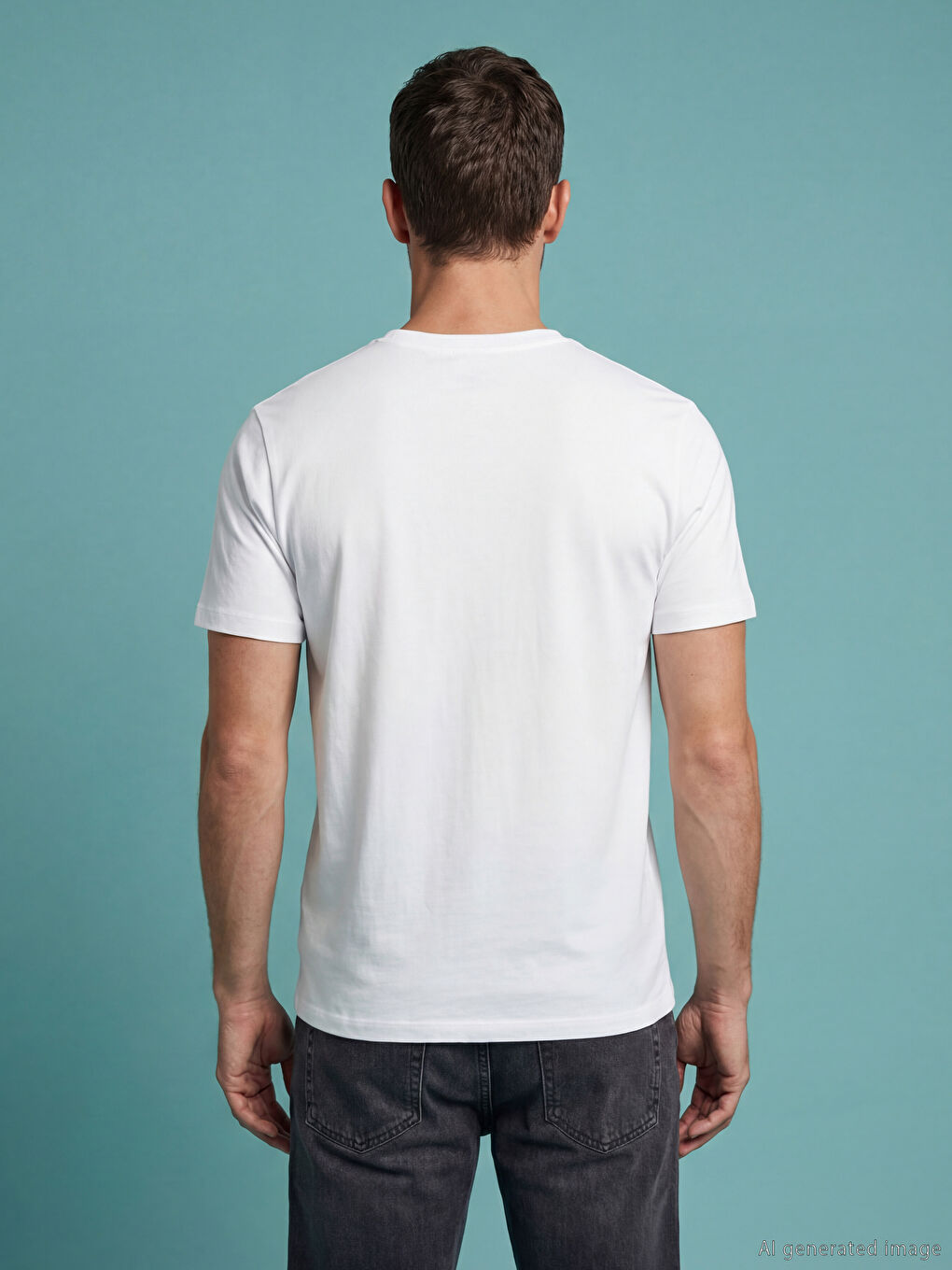 Άνδρας ΛΕΥΚΟ Μπλουζάκι-2