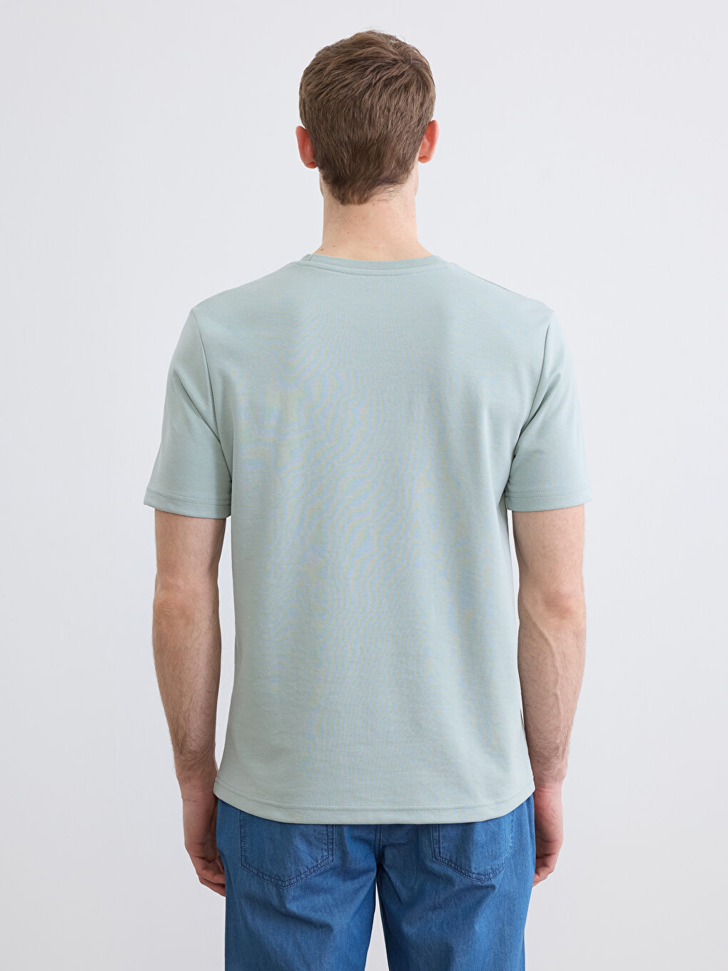 Crew Neck Printed Men's T-Shirt-2