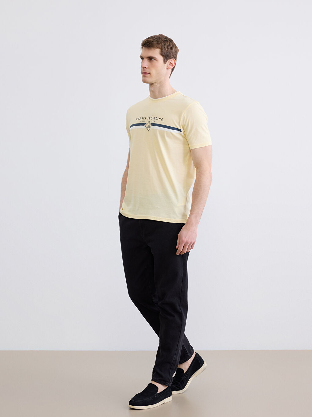 Tricou GALBEN Bărbat-1