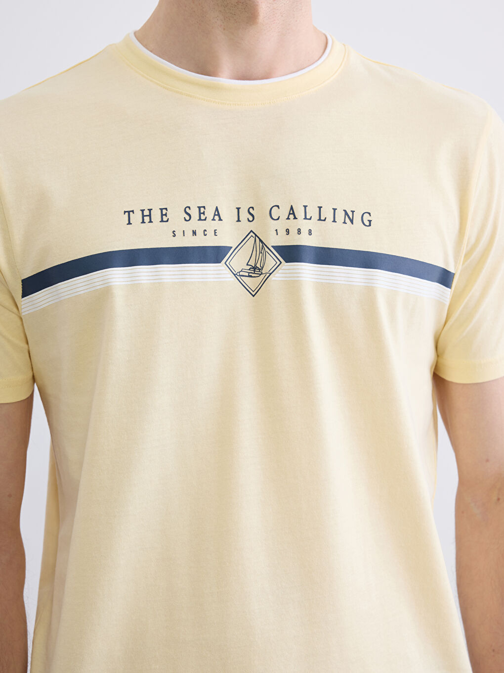 Tricou GALBEN Bărbat-2