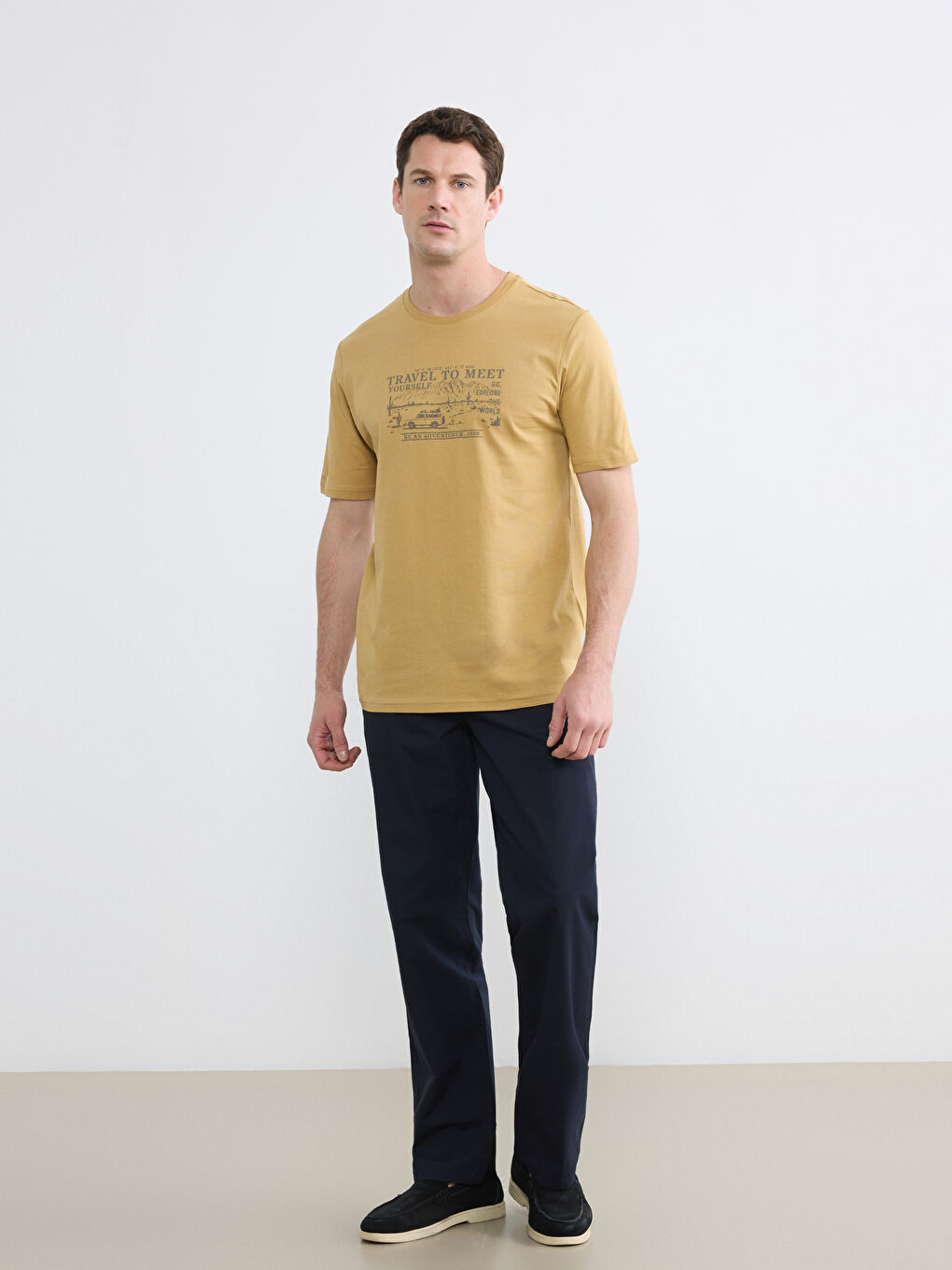 T-shirt JAUNE Homme-1