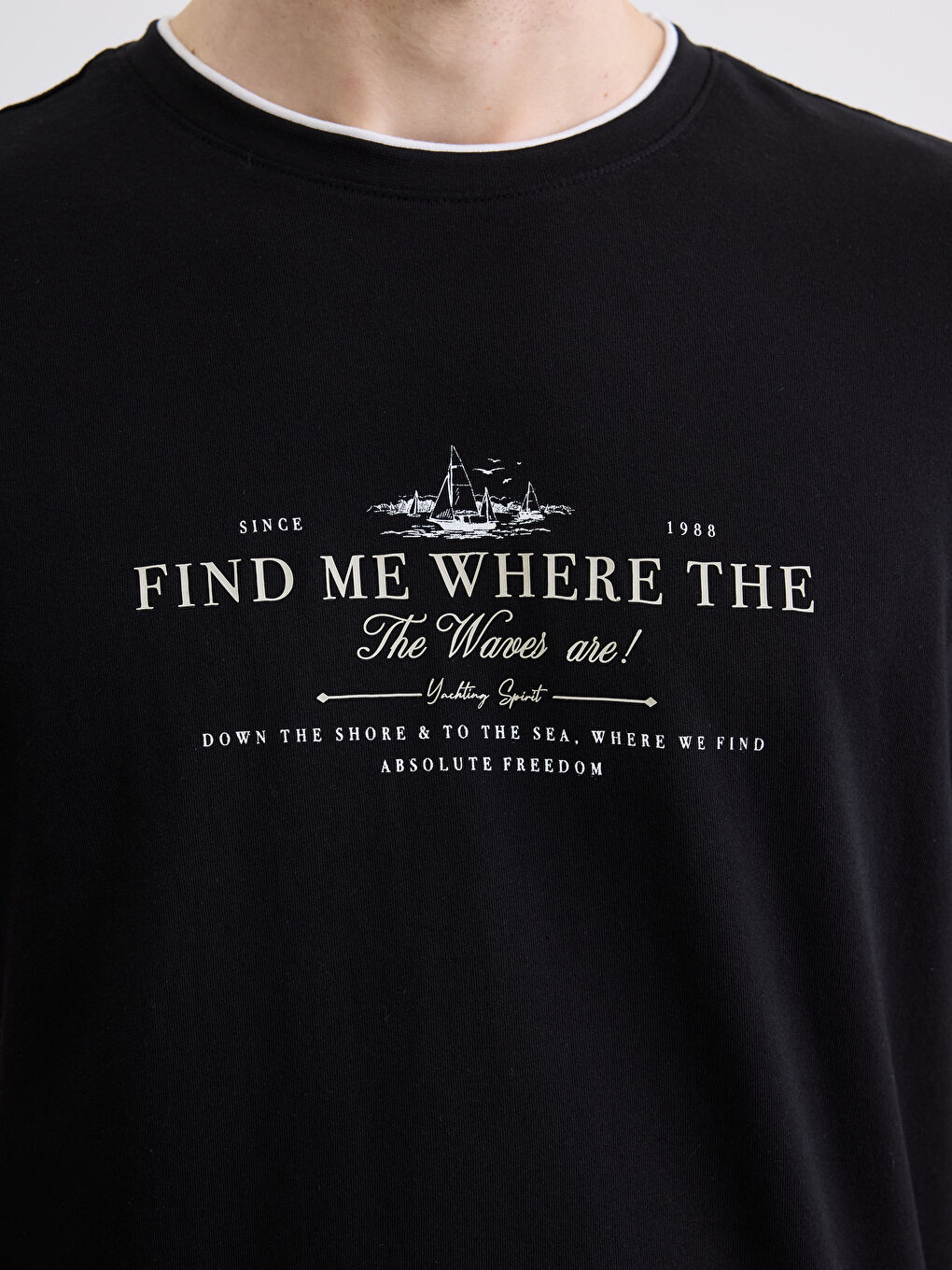 მამაკაცები შავი მაისურები და ზედები-2