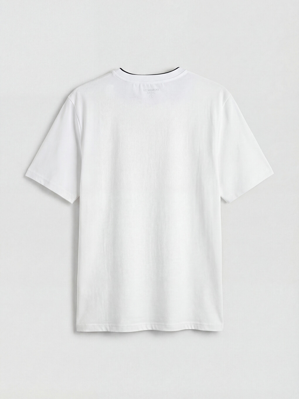 Crew Neck Printed Jersey Men's T-shirt-5