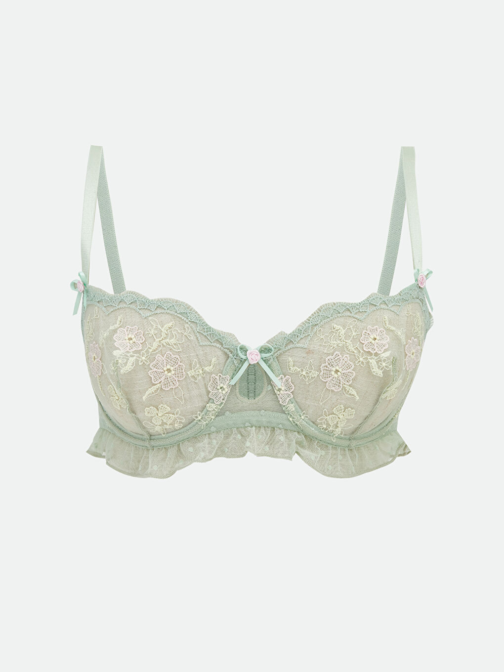 Unlined Underwire T-Shirt Bra in Delicate Lace