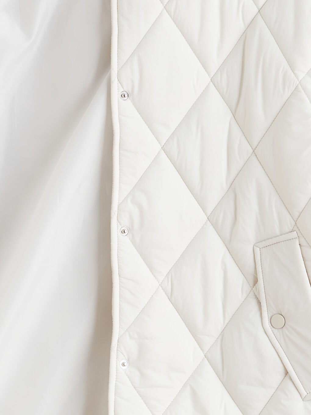 Oversized Quilted Hooded Women's Coat-6