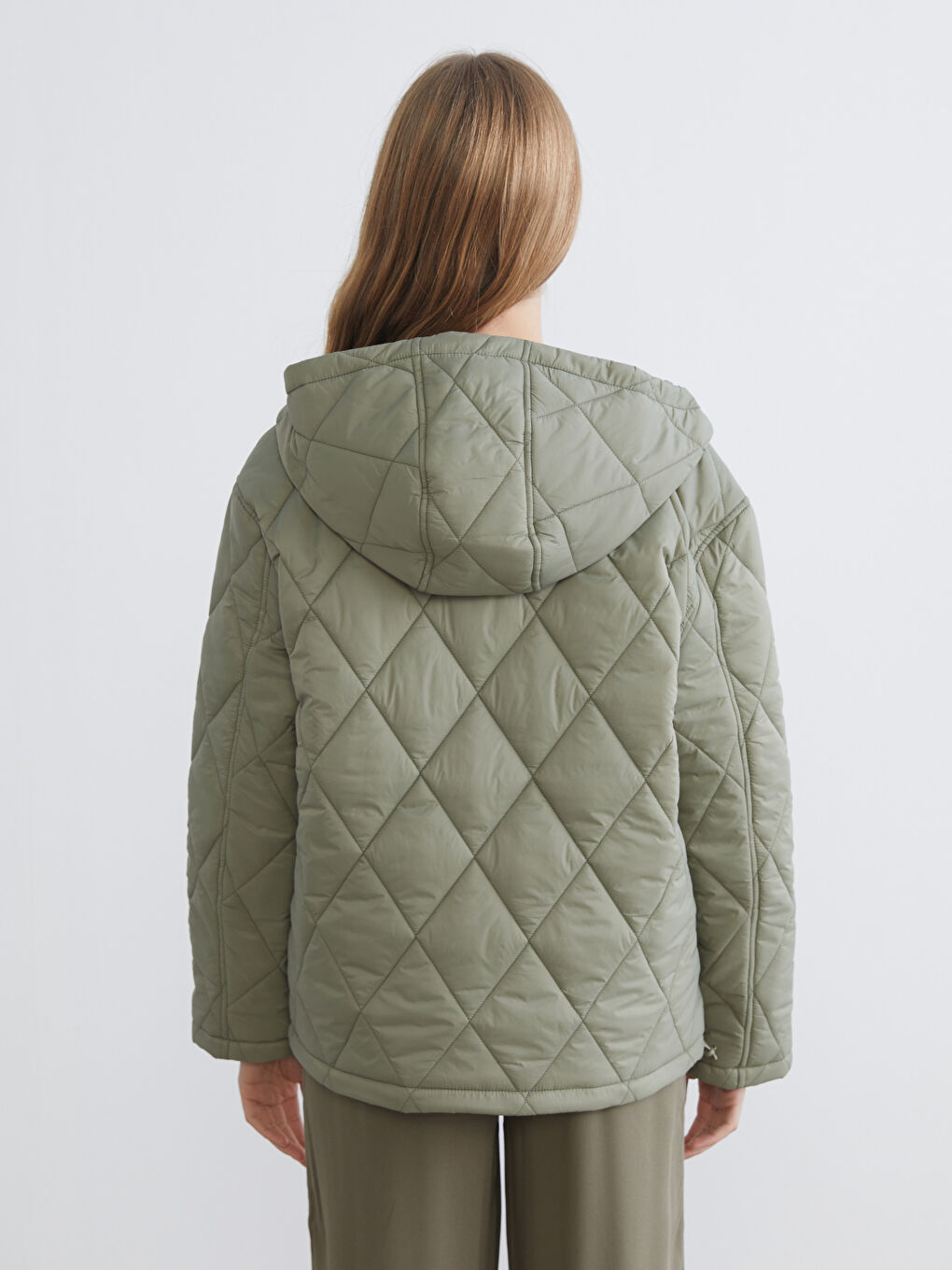 Žena TAMNO ZELENA Jakna-4