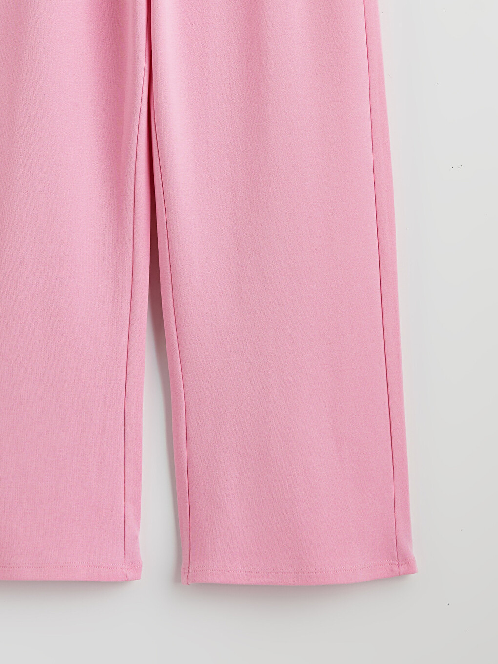 Pembe Beli Lastikli Kız Çocuk Eşofman Altı-1