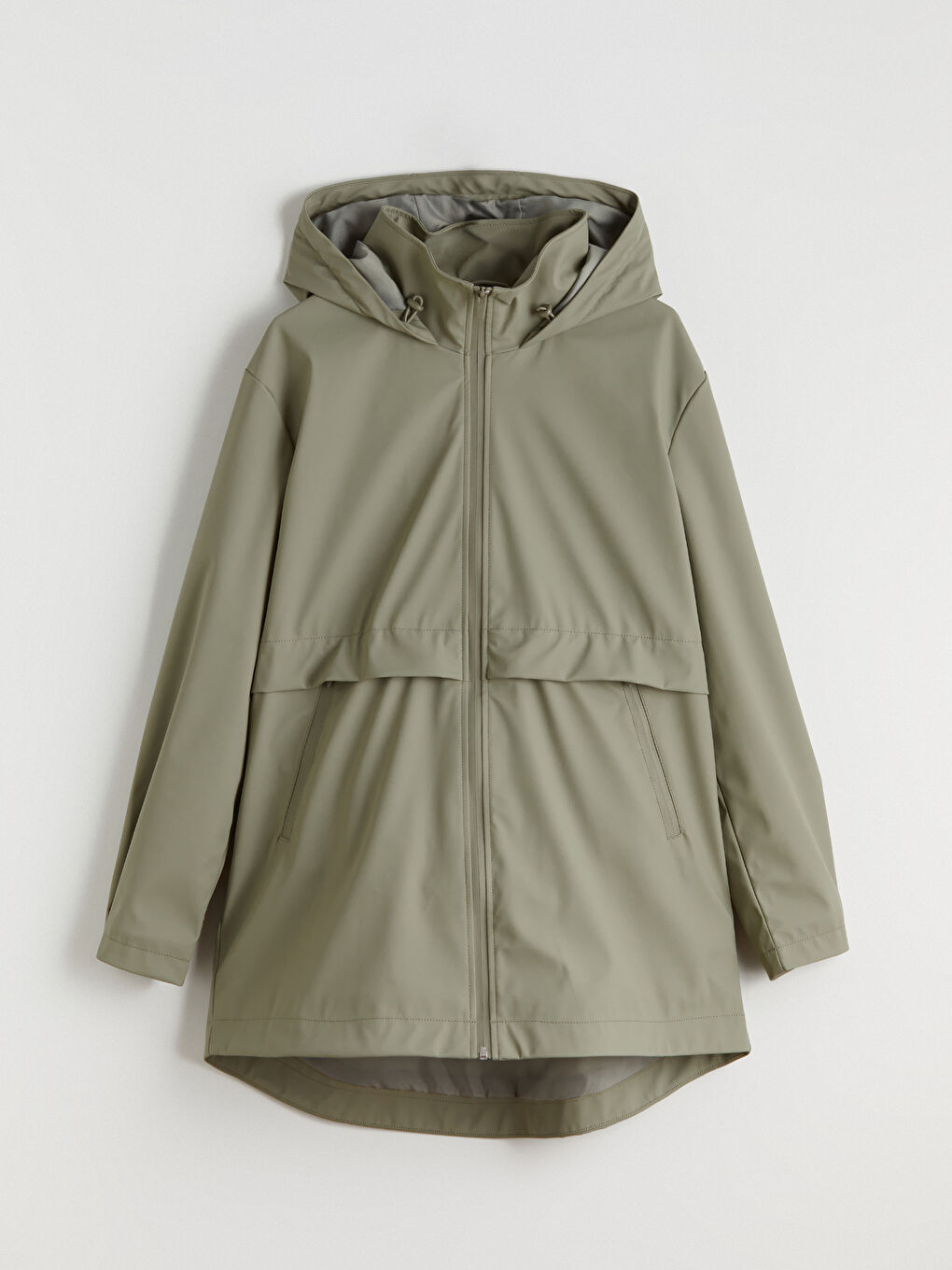 Oversized Hooded Raincoat for Women-5