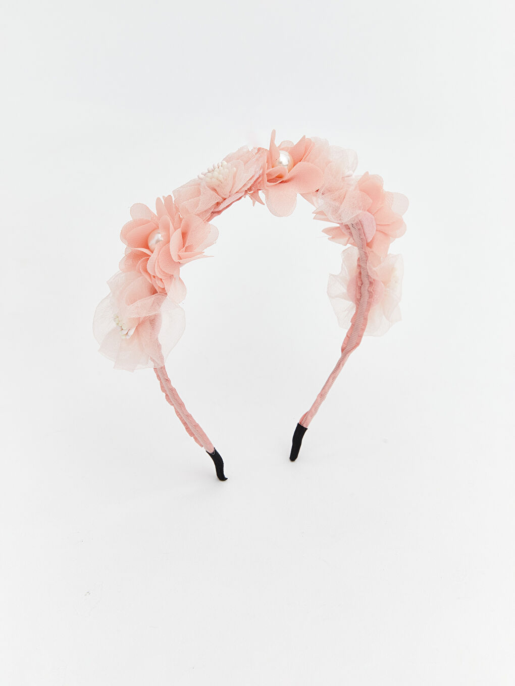 Karışık Çiçek Figürlü Kız Çocuk Taç-1