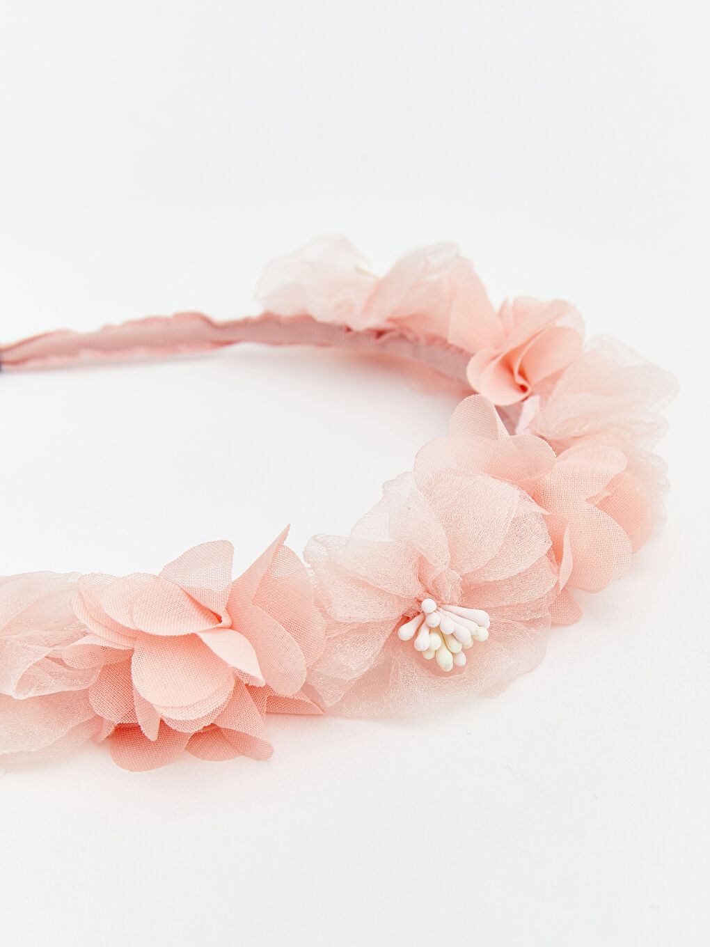 Karışık Çiçek Figürlü Kız Çocuk Taç-2