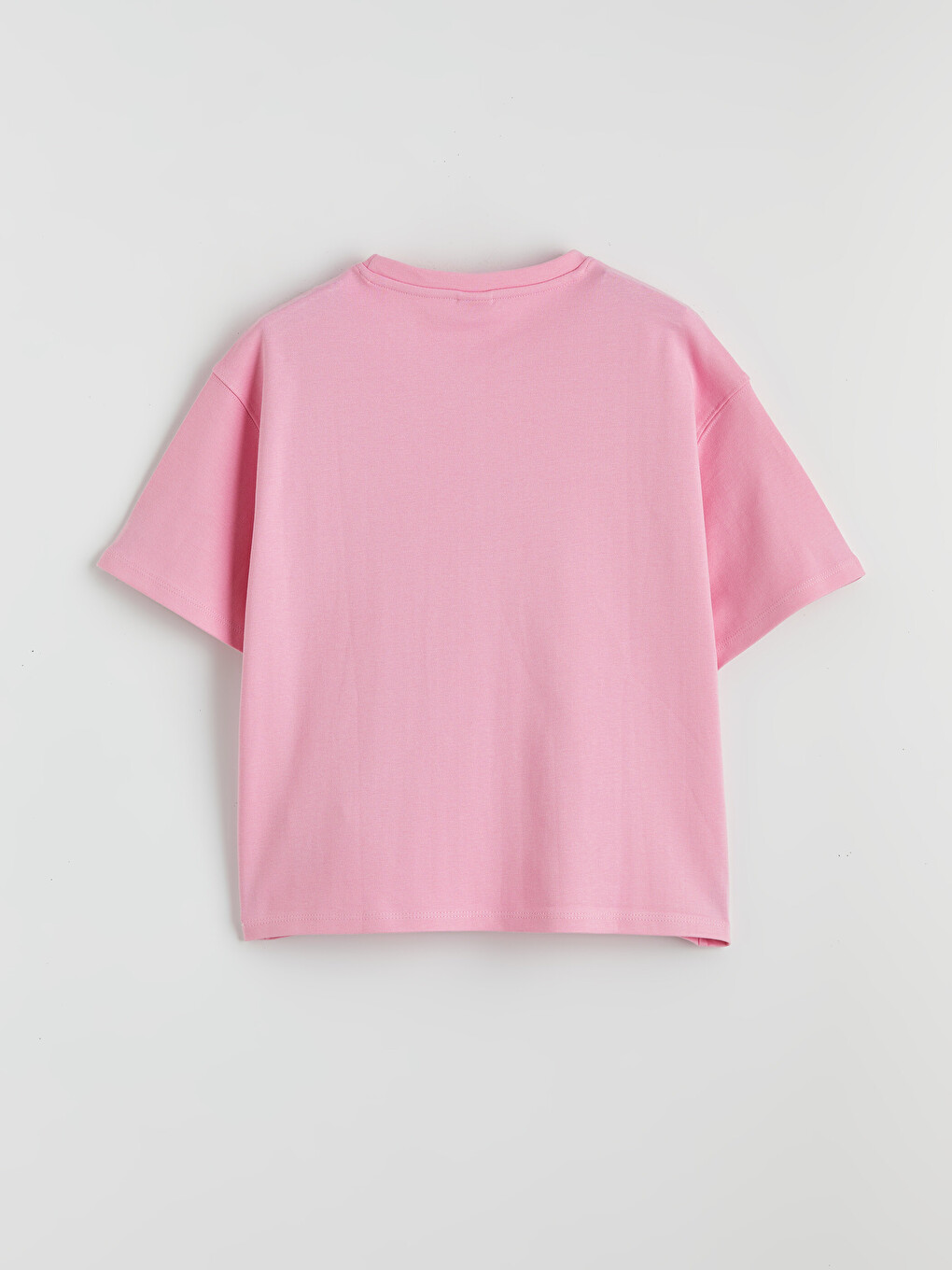 Pembe Basic Kız Çocuk Tişört-2