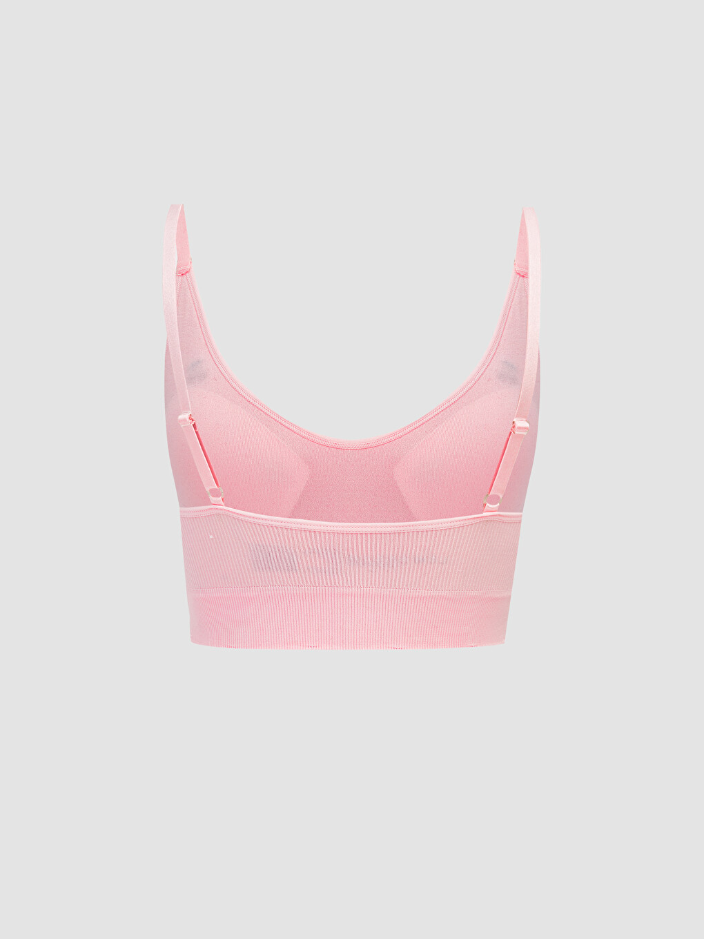 Pembe Kiraz Nakışlı Çıkarılabilir Pedli Büstiyer-1