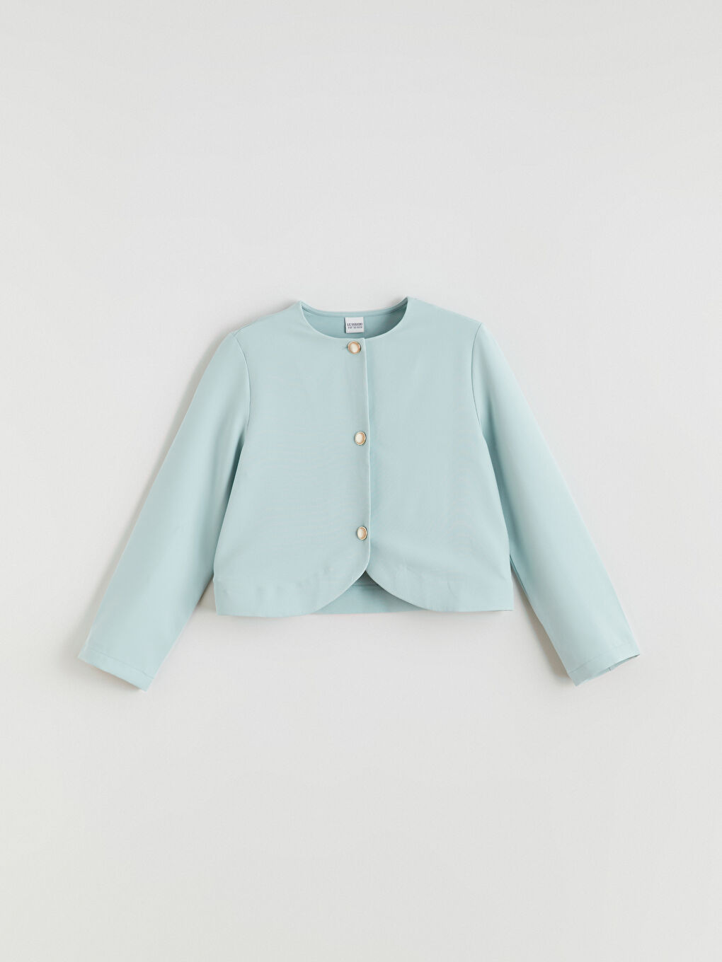 Ženska jakna sa okruglim izrezom