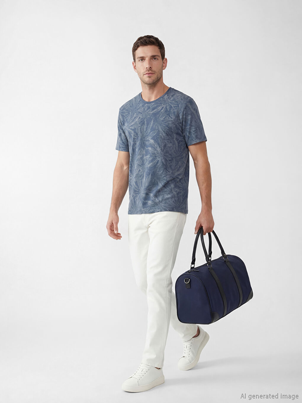Man INDIGO T-Shirt-1
