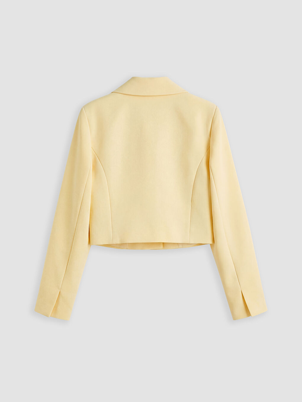 Sarı Kız Çocuk Blazer Ceket-1