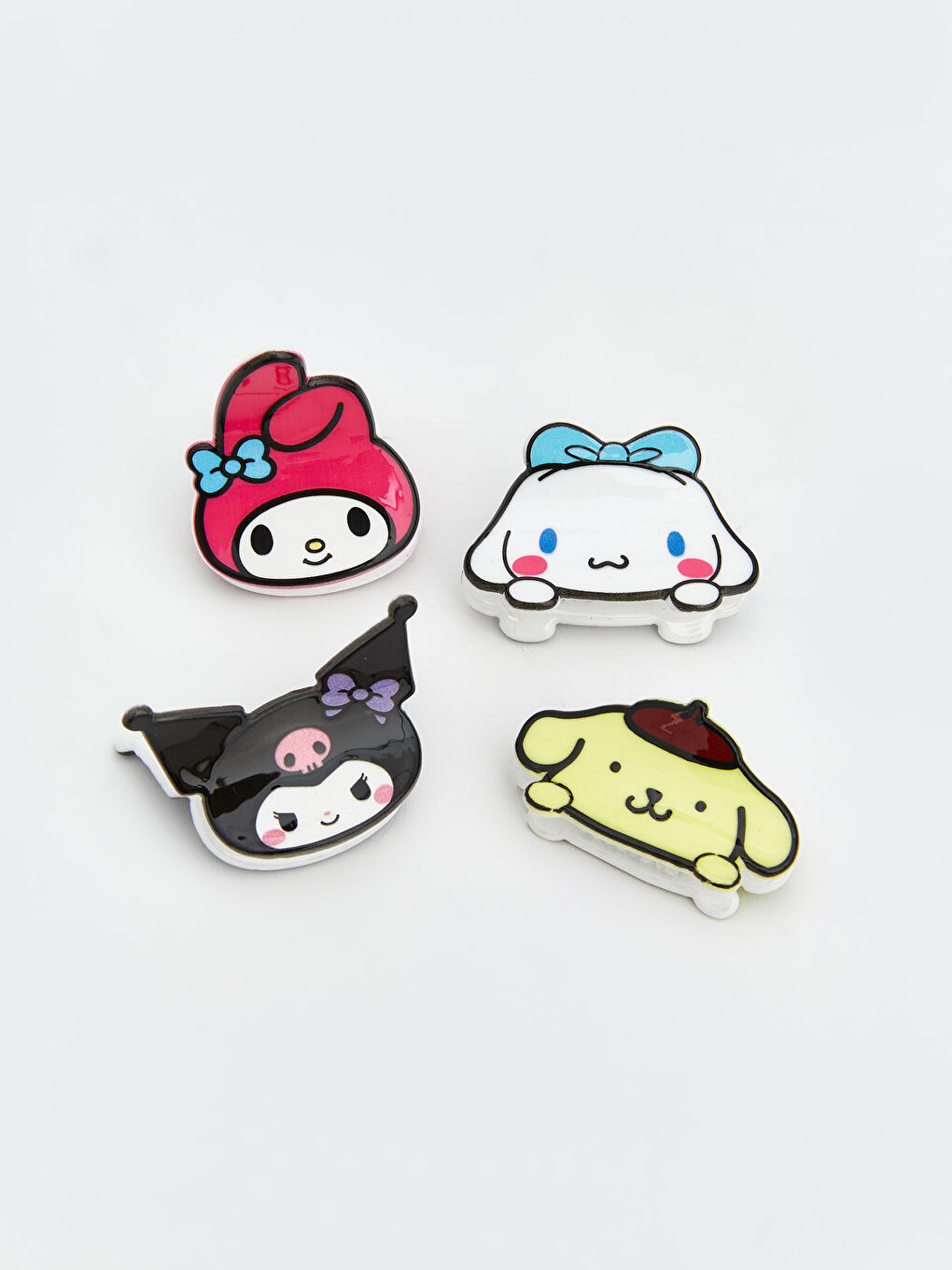 Karışık Hello Kitty Figürlü Kız Çocuk Toka Seti 4'lü-1