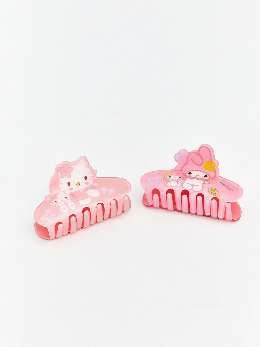 Karışık Hello Kitty Baskılı Kız Çocuk Toka Seti 2'li-3