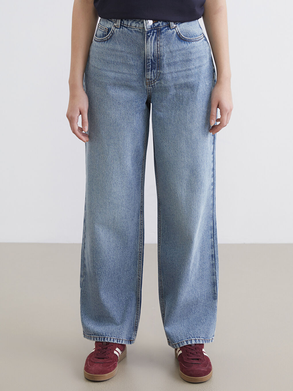 Jean droit pour femme-1