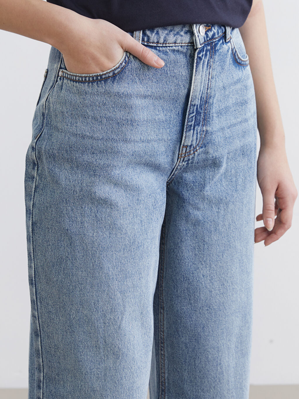 Jean droit pour femme-2