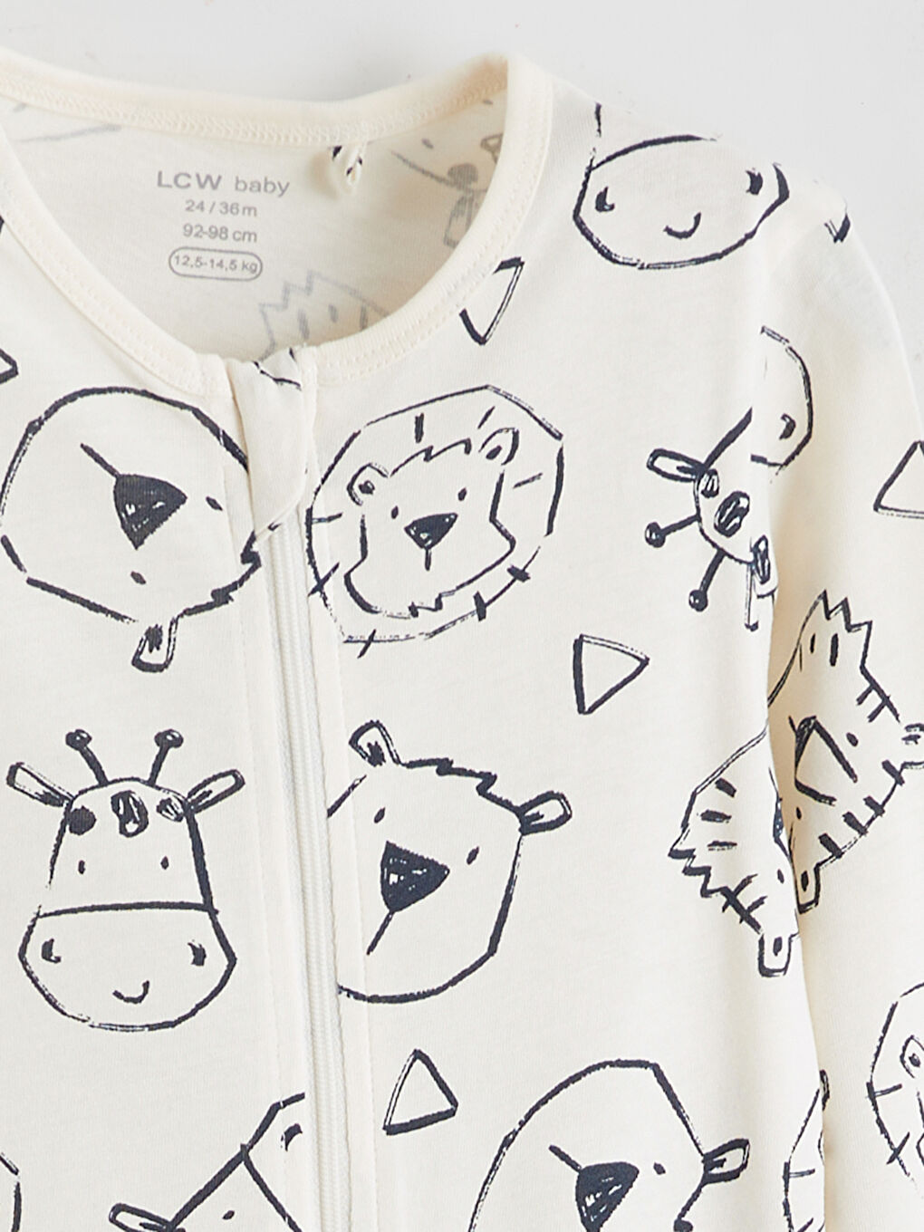 Малыши мальчики экрю Комбинезон-5