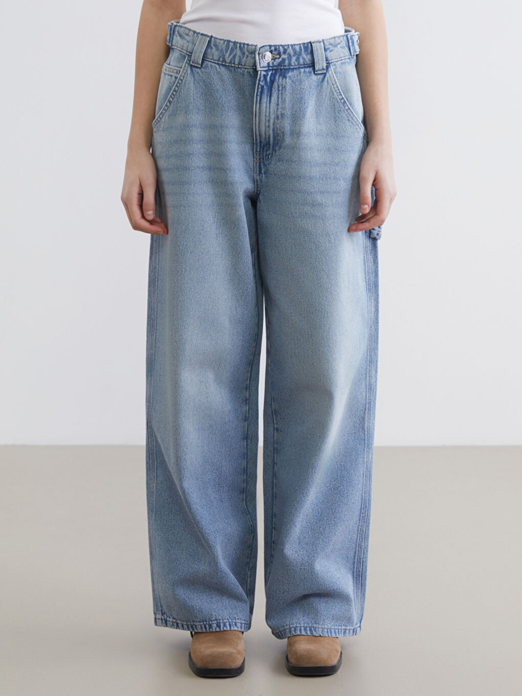 Women's Baggy Fit Jeans-1