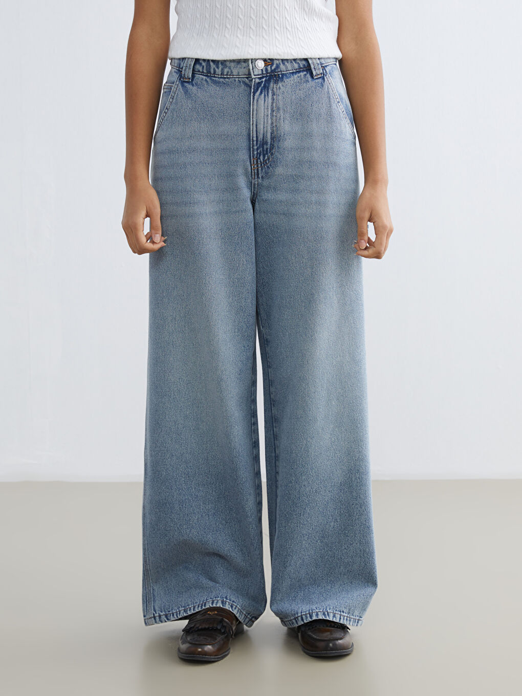 Women's Baggy Fit Jeans-1