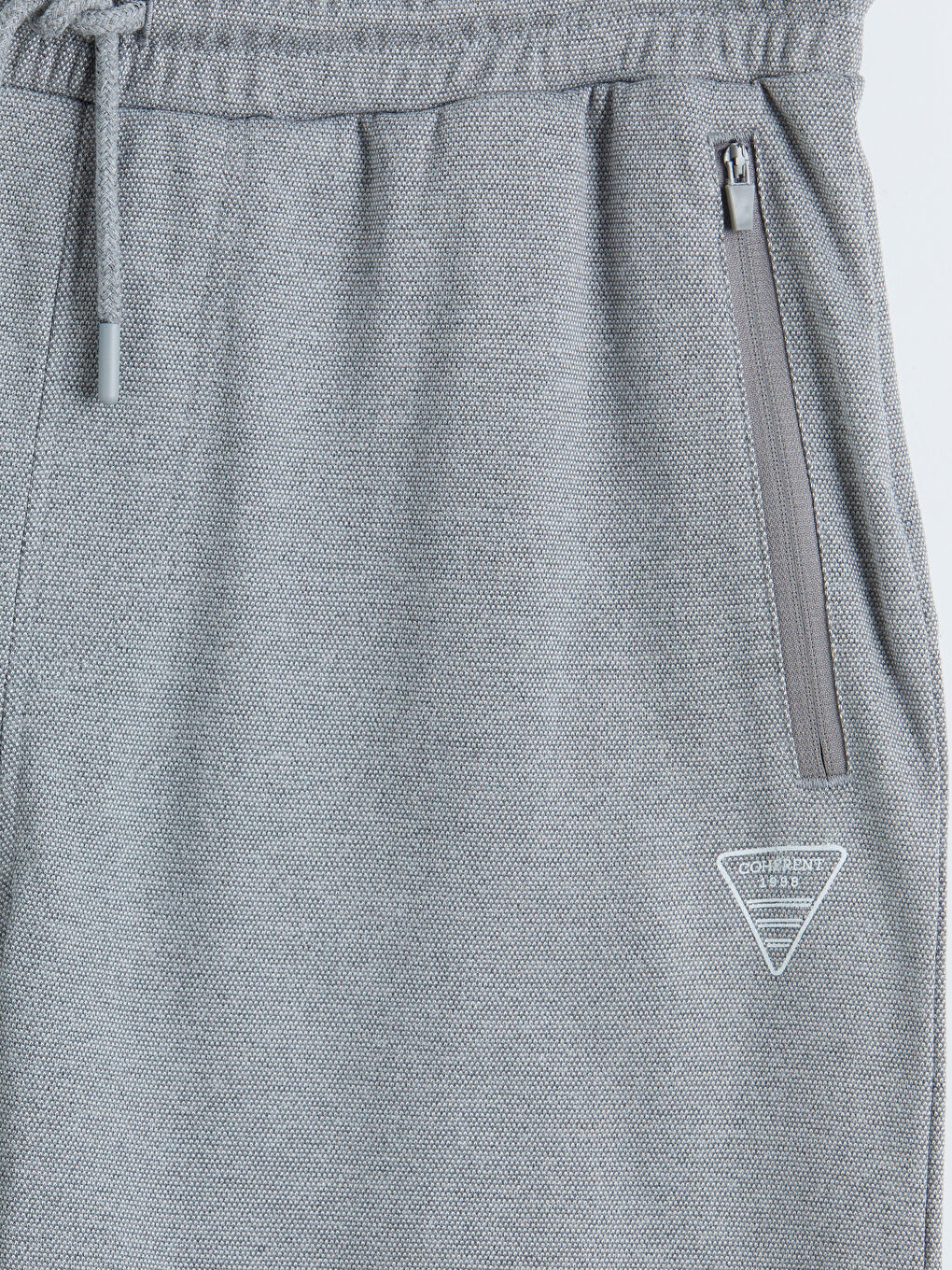 Gri Beli Lastikli Erkek Şort-2