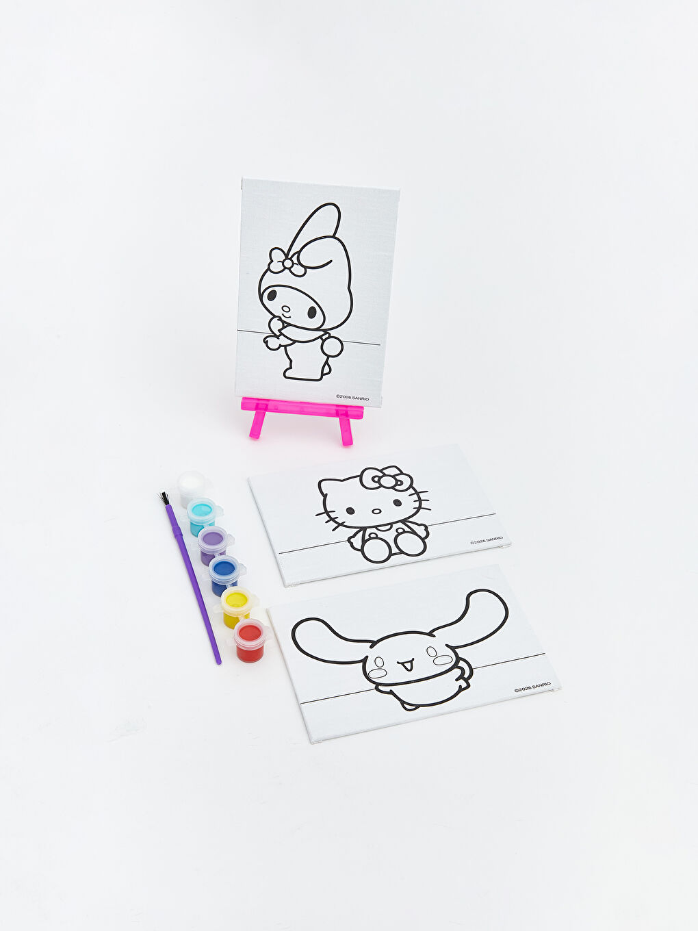 Hello Kitty Baskılı Çocuk Boyama Seti-1