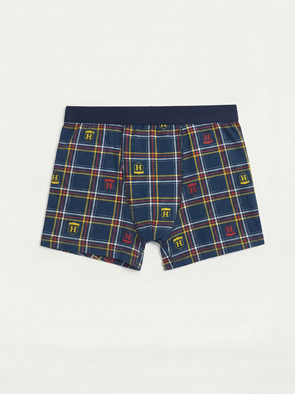 Lacivert Harry Potter Baskılı Erkek Çocuk 3'lü Boxer-1