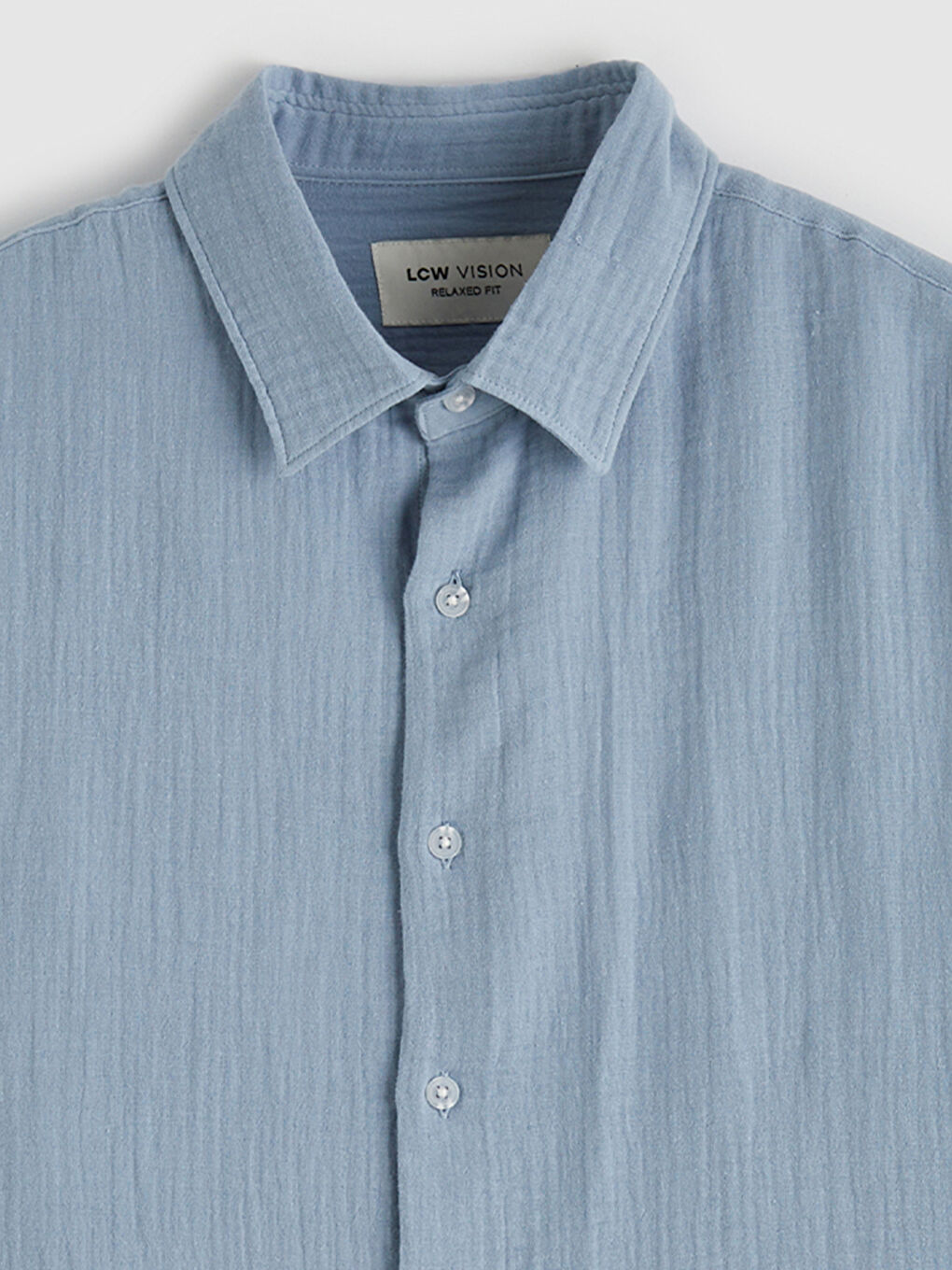 Regular Fit Müslin Erkek Gömlek-5