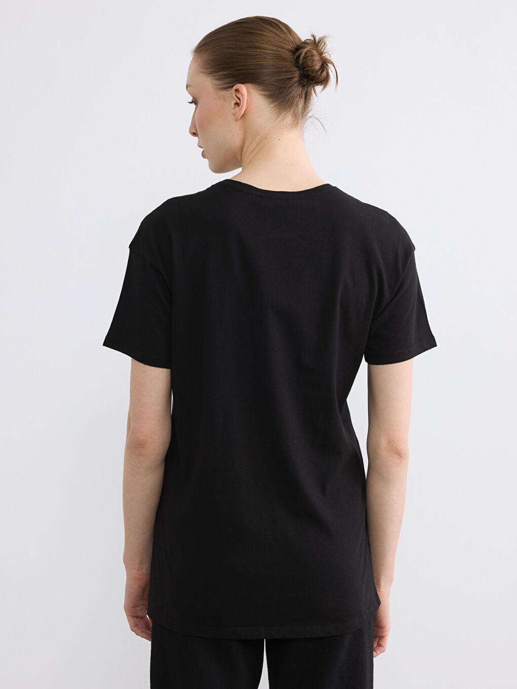 Woman BLACK T-Shirt-3