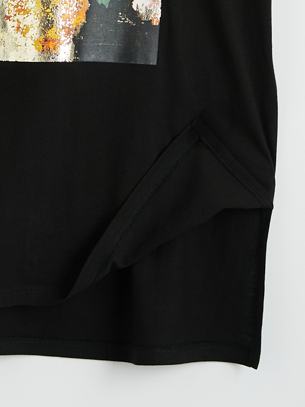 Frau SCHWARZ T-shirt-4