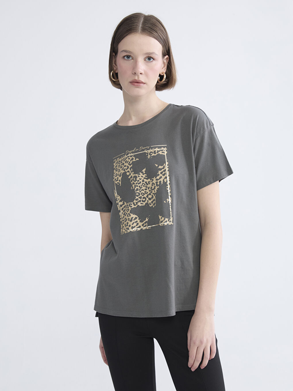 Әйелдер сұр Футболка