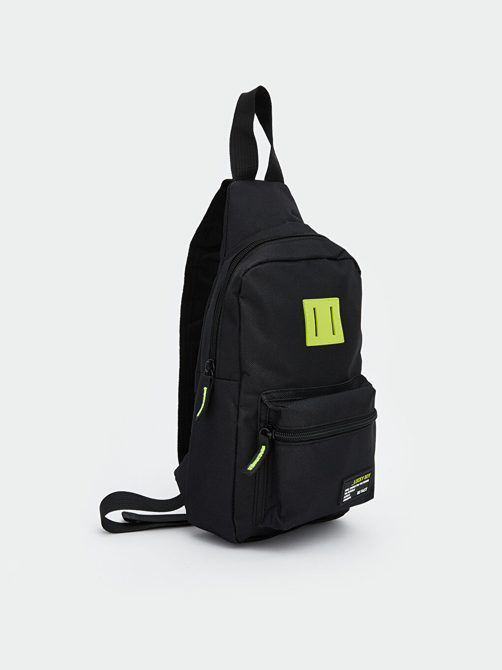 Siyah Fermuarlı Erkek Çocuk Sırt Çantası-1